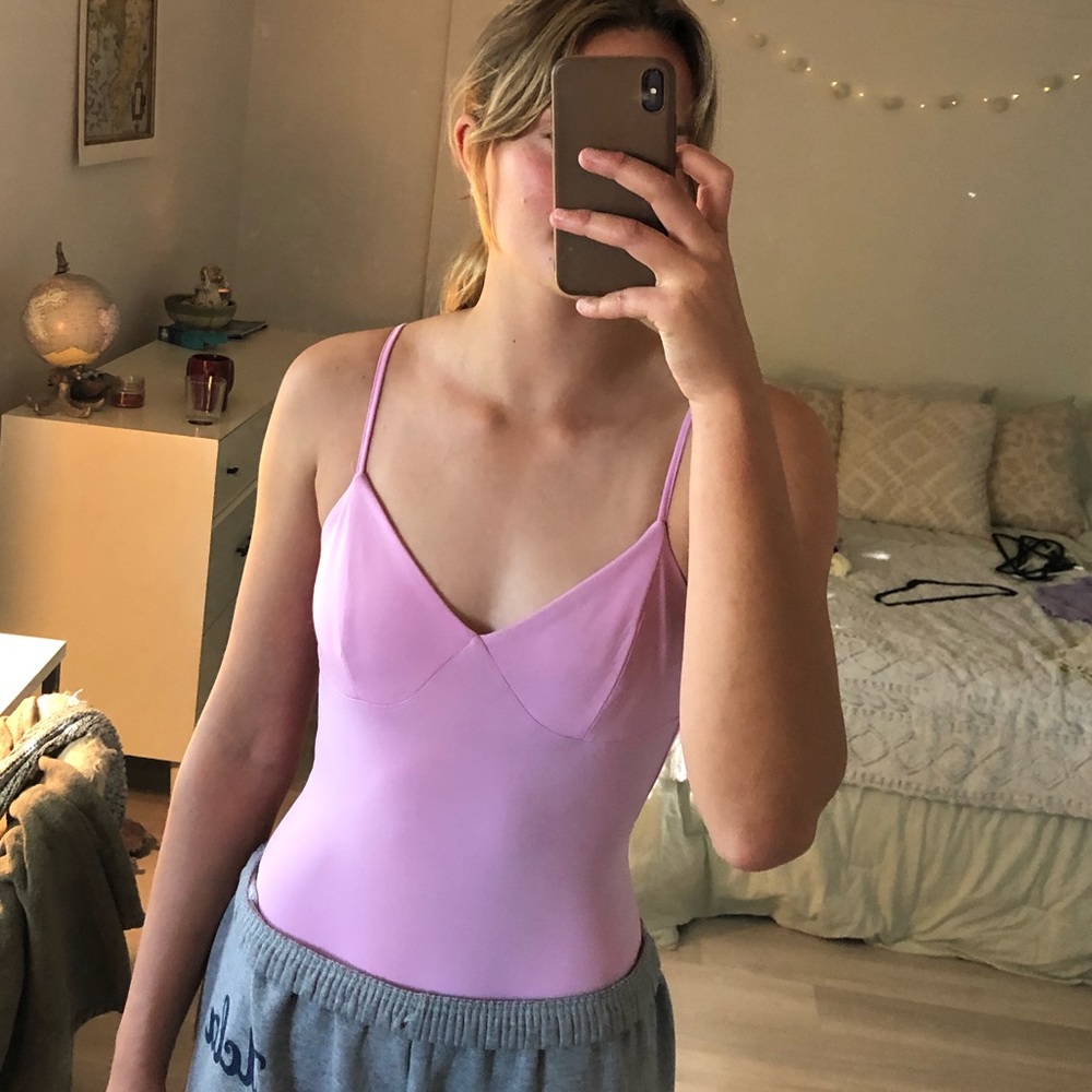 Super cute pink bodysuit from Forever21